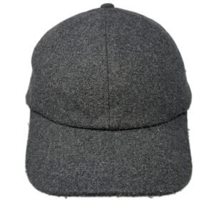 Crown Cap Baseball Cap Gray L Ear Flaps Wool Blend Quilted Lining Winter Hat